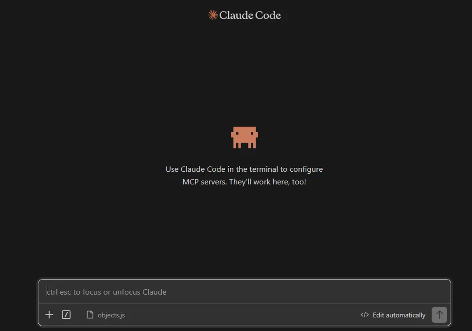 Claude Code running in VS Code